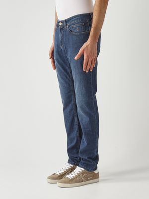 2. Jordan Herrenjeans aus Stretch-Baumwollmischung Mittelblau