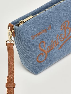 6. Bolso de mujer Aline de lona y piel Mezclilla