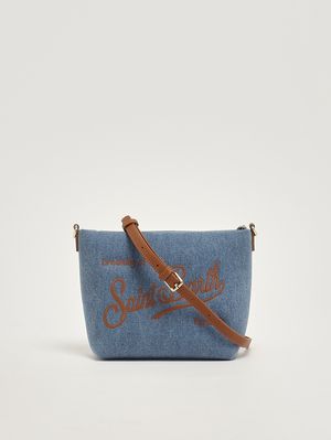 4. Bolso de mujer Aline de lona y piel Mezclilla