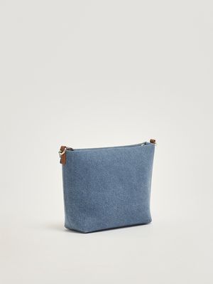 2. Bolso de mujer Aline de lona y piel Mezclilla
