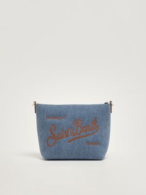 1. Bolso de mujer Aline de lona y piel Mezclilla