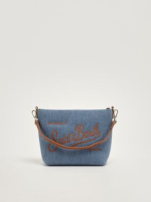 3. Bolso de mujer Aline de lona y piel Mezclilla