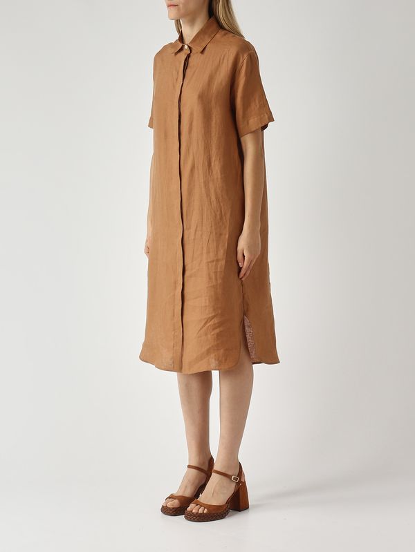 3. Vestido de lino para mujer Canela Gran Sasso 7223050000