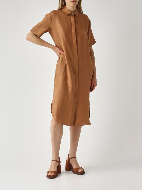 2. Vestido de lino para mujer Canela Gran Sasso 7223050000