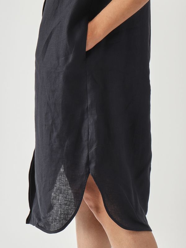 5. Vestido de lino para mujer Azul marino Gran Sasso 7223050000