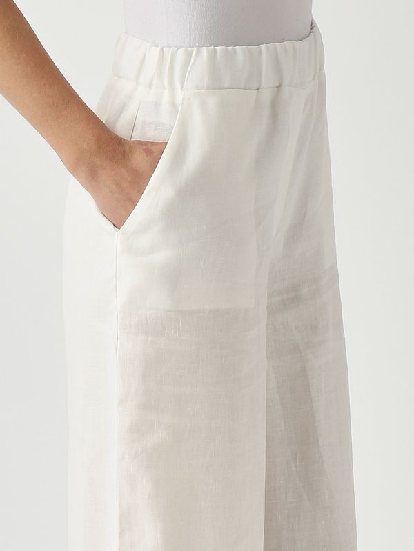 5. Women's linen trousers White Gran Sasso 7624850000