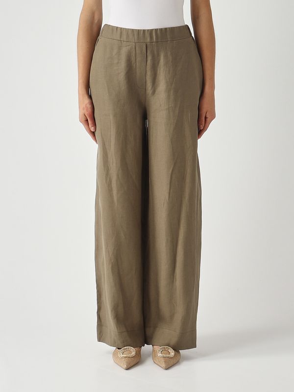 1. Women's linen trousers Military Gran Sasso 7624850000