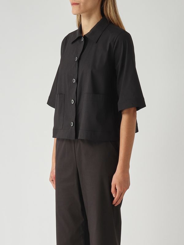 3. Damenbluse aus Funktionsmaterial Schwarz Gran Sasso 6122554300