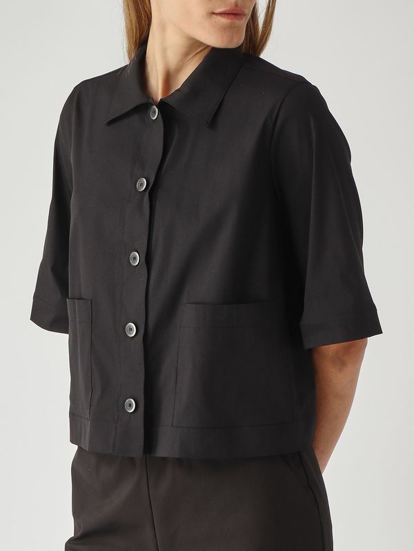 5. Damenbluse aus Funktionsmaterial Schwarz Gran Sasso 6122554300