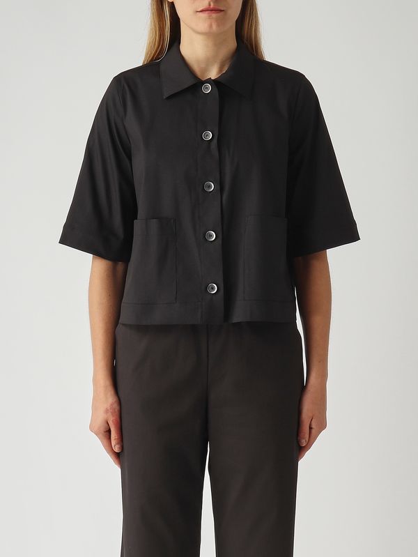 Chemise femme en tissu technique Noir Gran Sasso