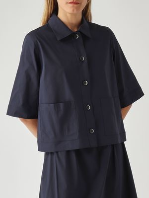 5. Camicia donna in tessuto tecnico Navy