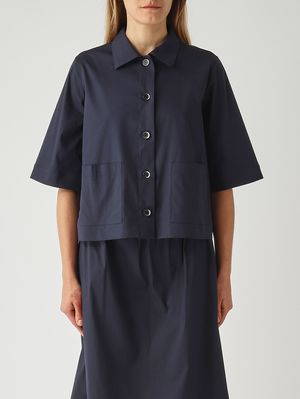 1. Camicia donna in tessuto tecnico Navy