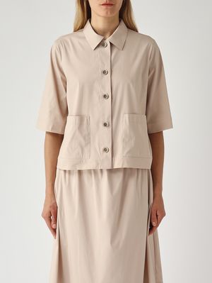 1. Camicia donna in tessuto tecnico Sabbia