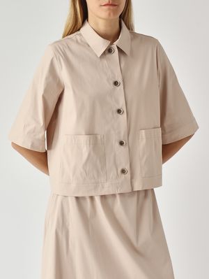 5. Camicia donna in tessuto tecnico Sabbia