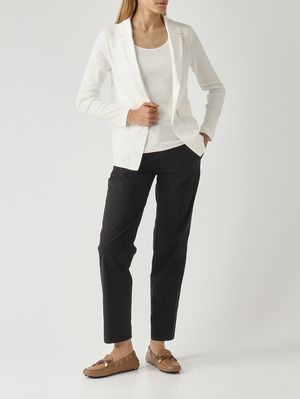 3. Conjunto de mujer de algodón elástico Blanco