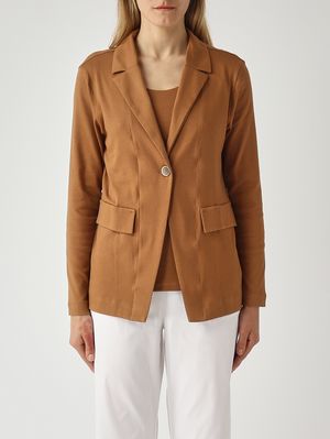 1. Damen-Set aus Stretch-Baumwolle Zimt
