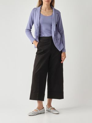 3. Conjunto de mujer de algodón elástico Lila