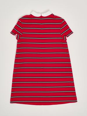 2. Abito bambina in misto viscosa stretch Rosso