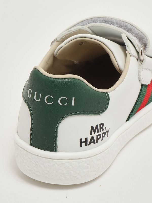 5. Kids' leather sneakers White Gucci 858455cowb0