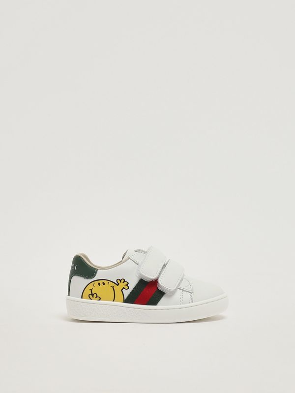 Baskets enfant en cuir Blanc Gucci