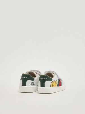 3. Kids' leather sneakers White