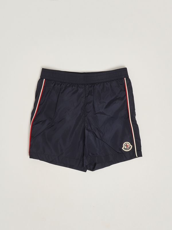 Badehose für Jungen aus Funktionsmaterial Blau Moncler