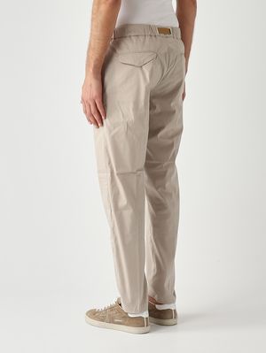 3. Herrenhose Greg SU66 aus superleichtem Stretch-Baumwollmaterial Hellbeige