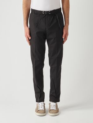 1. Men's Greg SU66 trousers in superlight stretch cotton Black