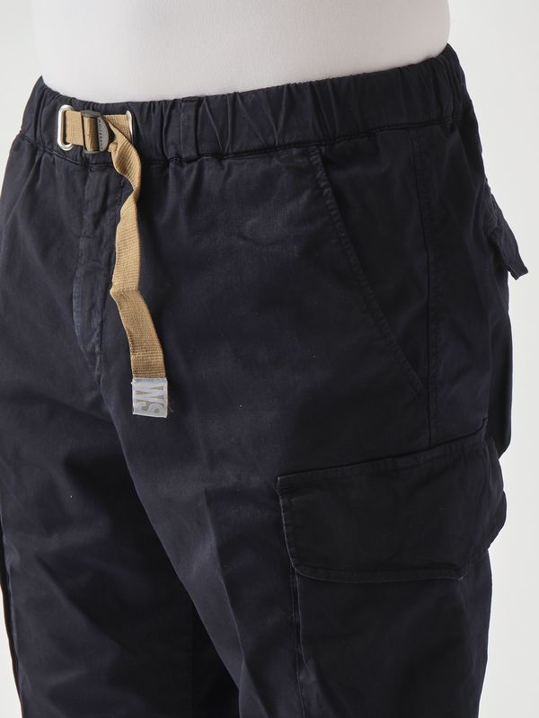 4. Bermuda uomo SU50 Kurt in rasatello di cotone stretch Navy White sand 26su5083