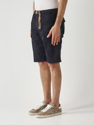 2. Bermuda uomo SU50 Kurt in rasatello di cotone stretch Navy