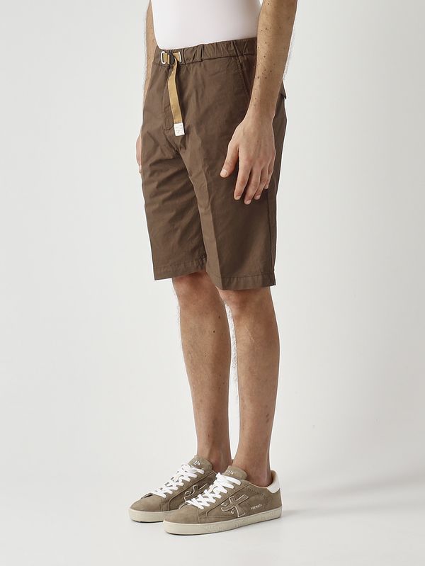 2. Herren-Bermuda SU51 Kevin aus Stretch-Baumwoll-Satin Moor memperhatikan White sand 26su5117