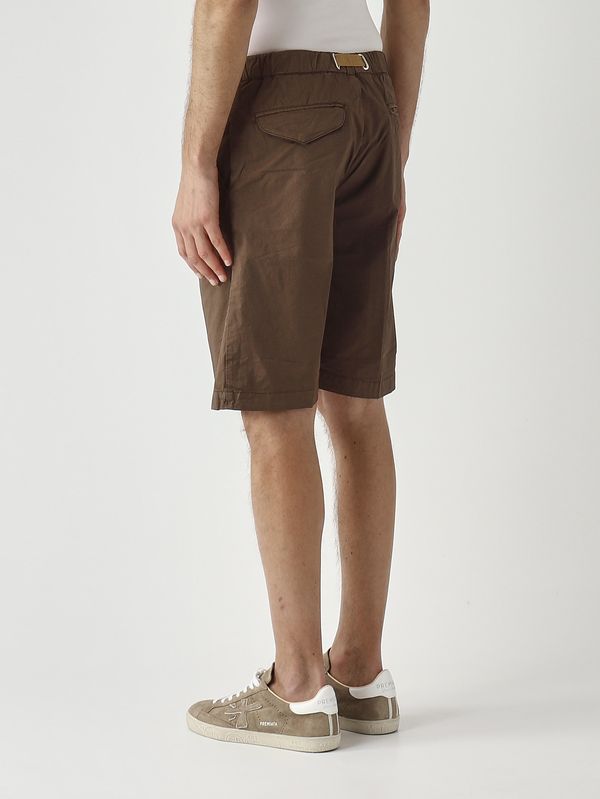 3. Herren-Bermuda SU51 Kevin aus Stretch-Baumwoll-Satin Moor memperhatikan White sand 26su5117