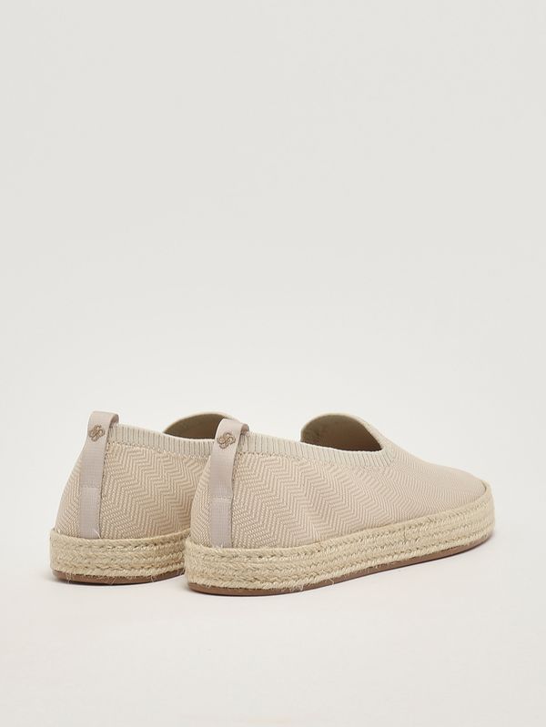 3. Espadrillas uomo in canvas di cotone e juta Avorio Gran Sasso 9210690040