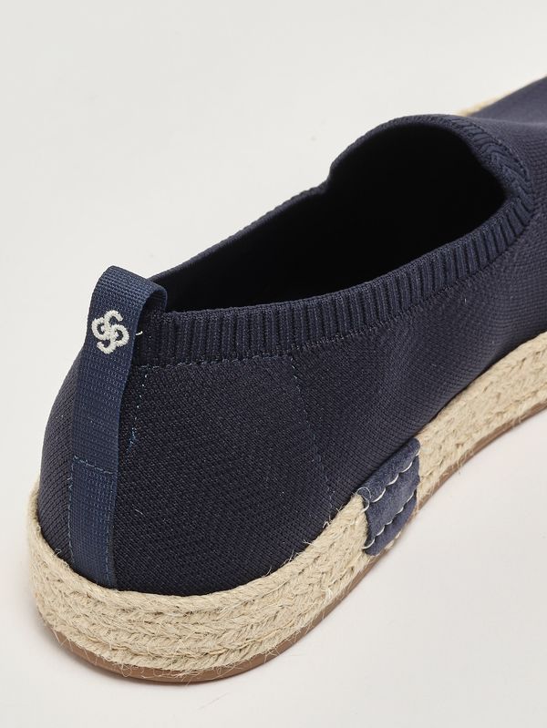 5. Espadrillas uomo in canvas di cotone e juta Blu Navy Gran Sasso 9210690040