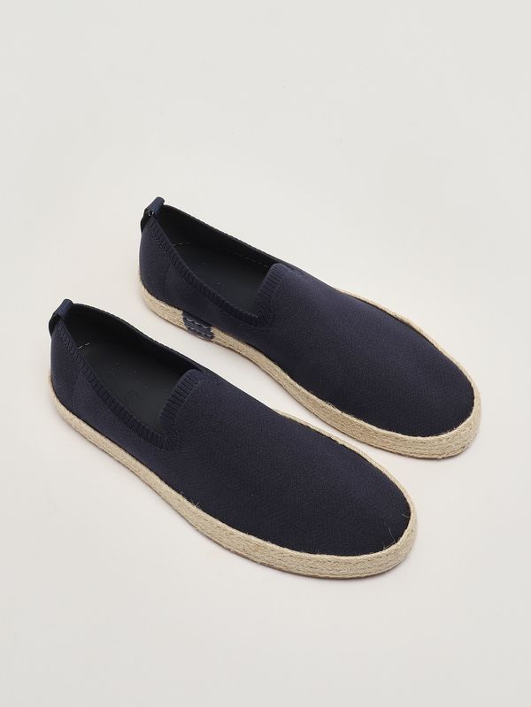 2. Espadrillas uomo in canvas di cotone e juta Blu Navy Gran Sasso 9210690040