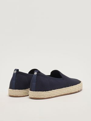 3. Espadrillas uomo in canvas di cotone e juta Blu Navy