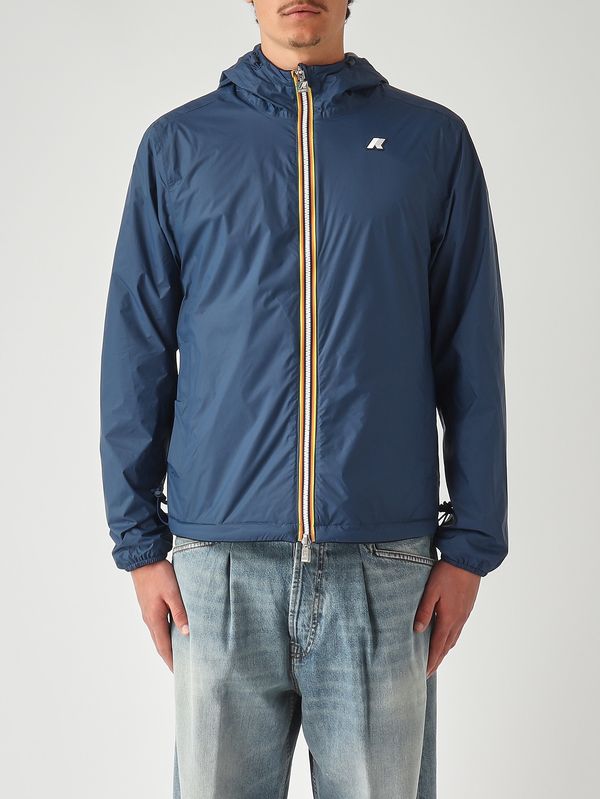 2. Men's Jake reversible cotton jacket Navy-Indigo Blue K-Way k8134tw