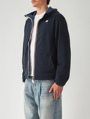 4. Men's Jake reversible cotton jacket Navy-Indigo Blue