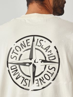 5. Herren-T-Shirt aus Baumwolle Elfenbein