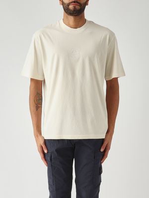 1. Herren-T-Shirt aus Baumwolle Elfenbein
