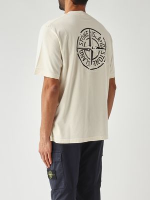 4. Herren-T-Shirt aus Baumwolle Elfenbein