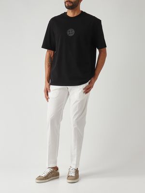 2. T-shirt uomo in cotone Nero