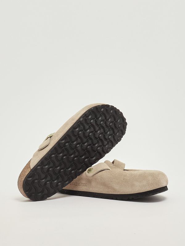 4. Boston Damen-Sandalen aus Wildleder Hellbeige Birkenstock 1030883