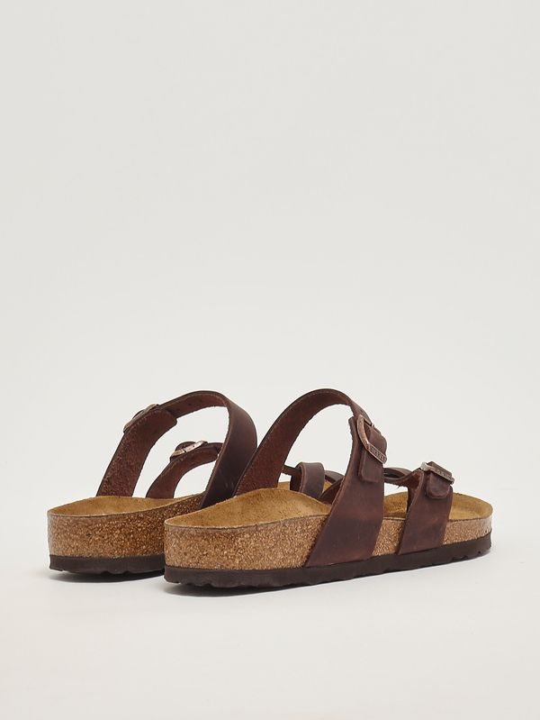 3. Mayari women's sandals in oiled leather Dark brown Birkenstock 171321