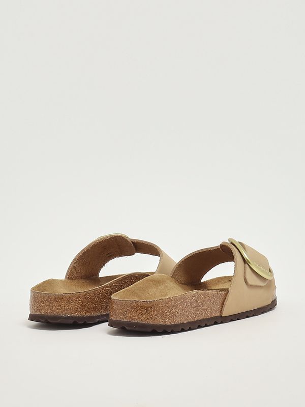 3. Damen-Sandale Madrid Big Buckle aus Nubukleder Hellbeige Birkenstock 1024009