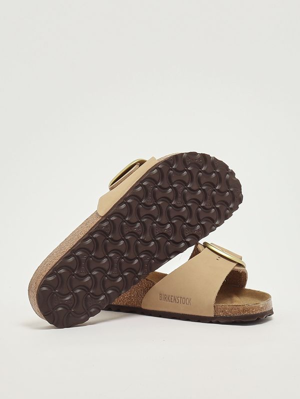 4. Damen-Sandale Madrid Big Buckle aus Nubukleder Hellbeige Birkenstock 1024009