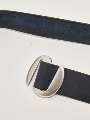 3. Ceinture homme en daim Bleu