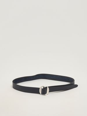 1. Ceinture homme en daim Bleu
