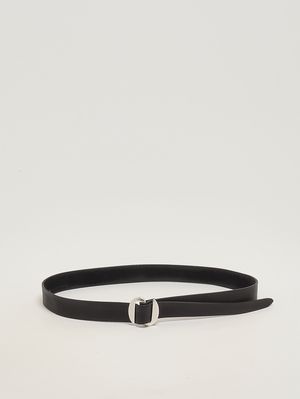 1. Cinturón de hombre de ante Negro