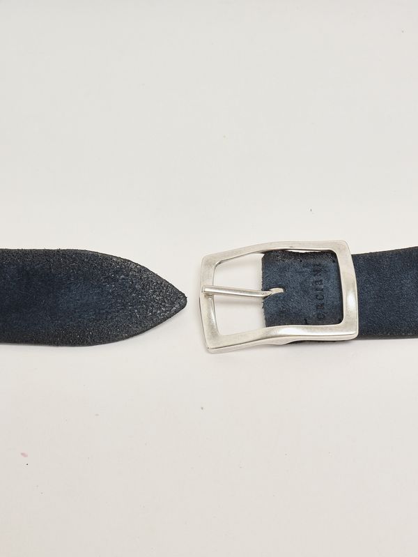 2. Cinturón de hombre de piel Azul Orciani u08295hdb